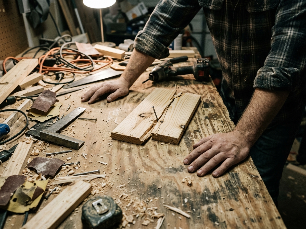 Avoid costly build errors early on. Discover the 7 small workshop setup mistakes ruining your beginner DIY projects and learn how to optimize your workspace.